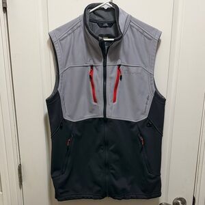 Cabela's Two-Tone Softshell Vest with Red Accents